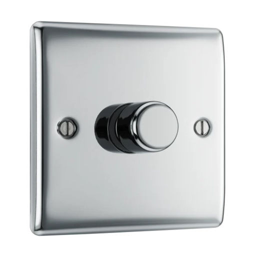 Picture of Single Dimmer Switch - Polished Chrome