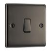 Picture of Single Light Switch - Black Nickle