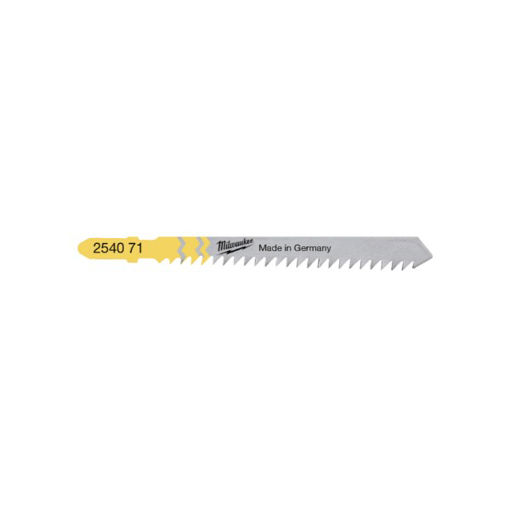 Picture of (DISCONTINUED) Milwaukee Jingsaw Wood & Plastic Traditional Blades 75 X 3 MM T 111 C - 5 PCS