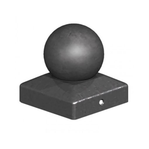 Picture of Birkdale Metal Ball Finial | 4" 100MM BLACK