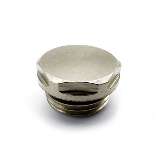 Picture of Chrome Plated Radiator Plug 1/2"