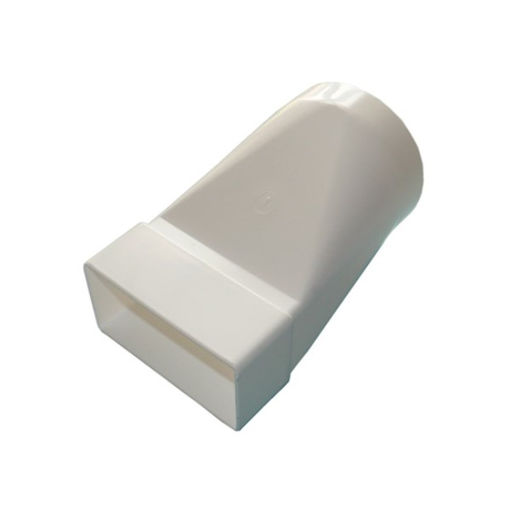 Picture of KwikPak Ventilation Adaptor Round To Rectangular - White