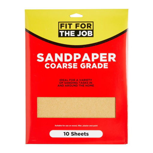 Picture of Rodo Sandpaper Coarse (Pk of 10)