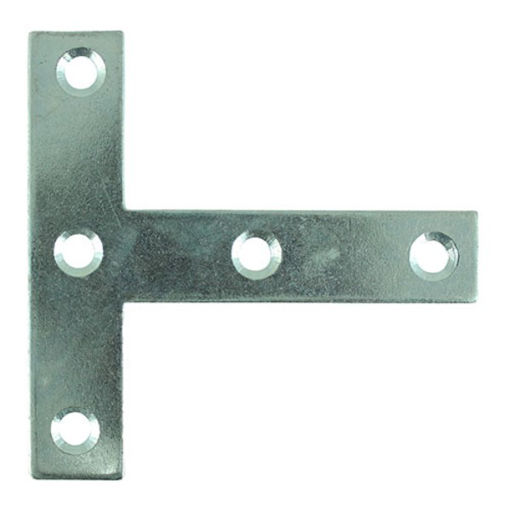 Picture of TIMCO Tee Plate 76mm x 76mm x 16mm BZP