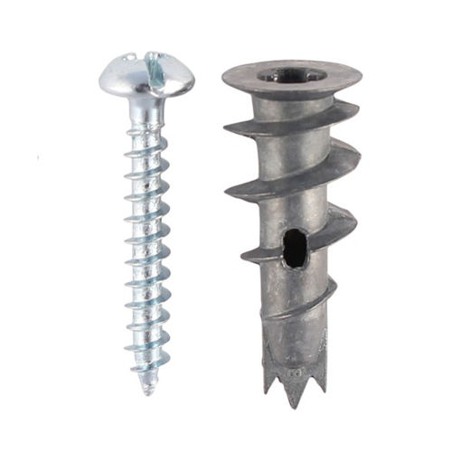 Picture of TIMCO  Metal Speed Plug with Screw Plasterboard Fixing 31.5mm bag 75