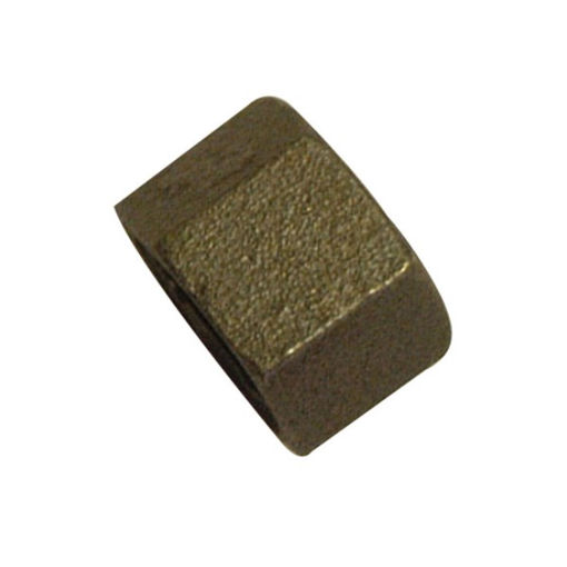 Picture of Black Malleable Hexagon Cap 1.1/2"