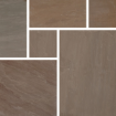 Picture of Sandstone Classic Paving Pack Raj Blend Mixed Size Calibrated 18mm