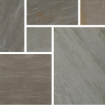 Picture of Sandstone Classic Paving Pack Light Grey Mixed Size Calibrated 20mm