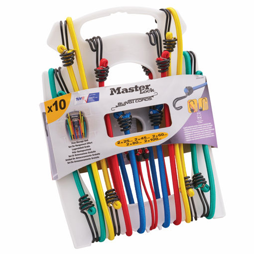 Picture of XMS25BUNGEE - Master Lock 10 Piece Bungee Set