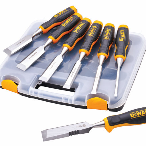 Picture of XMS25CHISEL - DEWALT 6 Piece Chisel Set With Free Chisel Knife