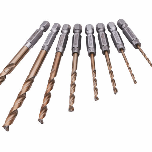 Picture of XMS25DRILL8 - Faithfull Quick Change Impact Driver Drill Bit Set