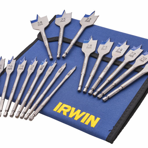 Picture of XMS25FLATBIT - Irwin 17 Piece Flat Wood Bit Set