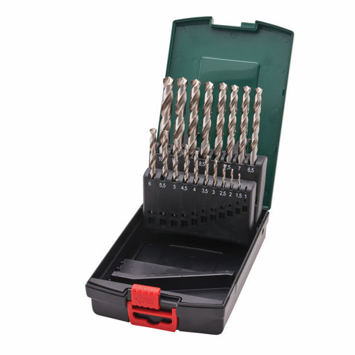 Picture of XMS25HSSSET - Metabo 19 Piece HSS Drill Bit Set