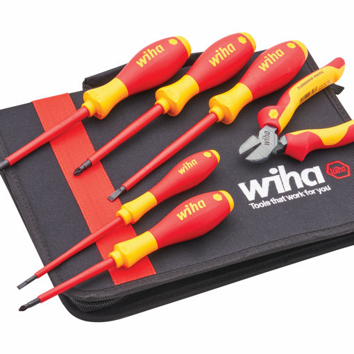 Picture of XMS25VDESET - Wiha Electrician's VDE Screwdriver & Plier Set