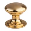 Picture of Victorian Cupboard Knob Polished Brass 25mm