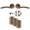 Picture of Sines Latch Pack Antique Brass