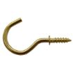 Picture of Centurion Shouldered Cup Hooks, 32mm, Brassed