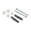 Picture of TIMCO Sanitary Fixing Kit for Pan/Bidet 6mm x 80mm Hex Head Screw  BZP