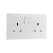 Picture of Double Socket - 800 Series White Moulded
