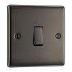 Picture of Single Light Switch - Black Nickle