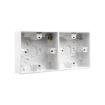 Picture of Double Surface Box (2 Singles) - 900 Series White Moulded