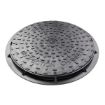 Picture of Brett Martin 450mm Dia. Secured Plastic Cover for Driveways 50kN* - Black