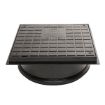 Picture of Brett Martin 315mm Dia. Shallow Access Chamber Sealed Lid (Pedestrian) - Black