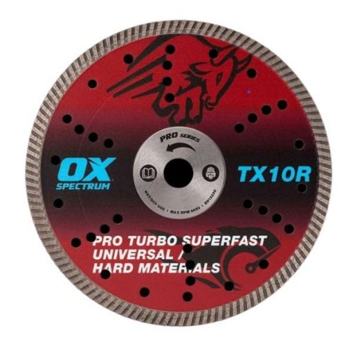 Picture of SPECTRUM SUPERIOR TURBO DIAMOND BLADE 230mm x 22mm TX10R23022