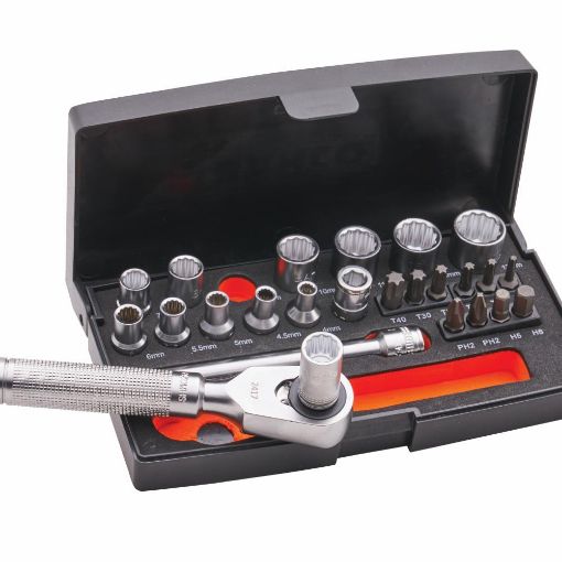 Picture of BAHCO  SL25 SPECIAL EDITION 1/4in SOCKET SET XMS25SS14