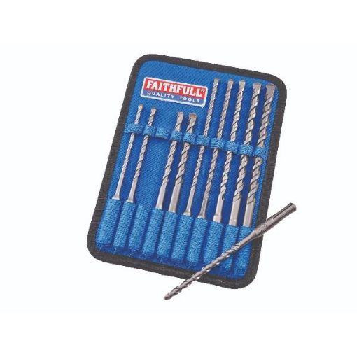 Picture of FAITHFULL SDS DRILL BIT SET 5.5 to 12mm  XMS24SDSSET