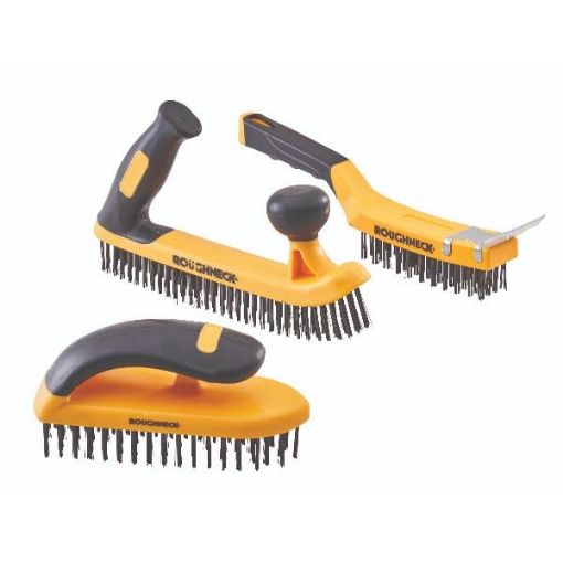 Picture of ROUGHNECK HEAVY DUTY WIRE BRUSH SET XMS24WBRUSH